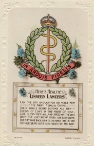 Royal Army Medical Corps, Linseed Lancers, Insignia